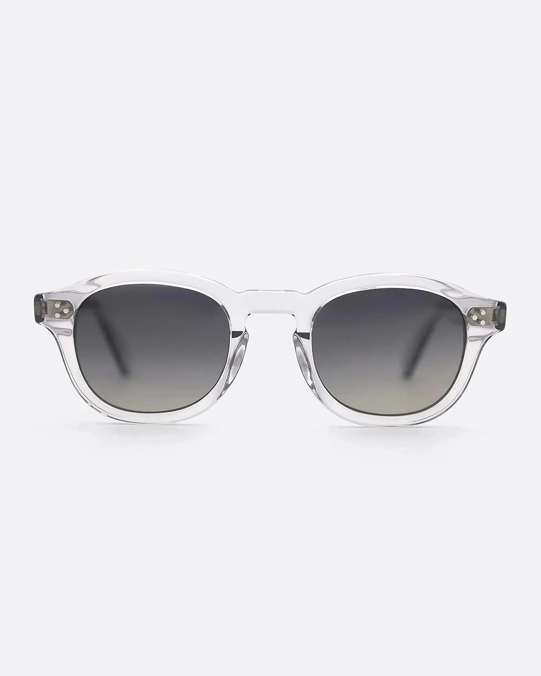 LINO - CRYSTAL GREY sunglasses by OFFPRIX made of Italian Mazzucchelli™ acetate with ZEISS™ gradient polarized lenses