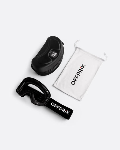 SKI 01 - BLACK-Ski &amp; Snowboard Goggles-OFFPRIX